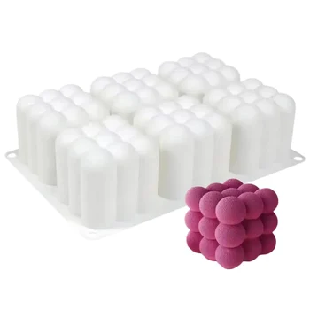 Forma de Mono Porção e Entremet em Silicone Bubbles (150ml) - Brothers (1)
