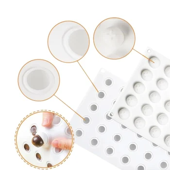 Forma de Mono Porção e Entremet em Silicone Esfera Recheio (4ml) - Brothers (6)