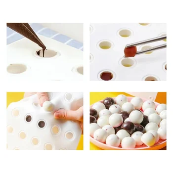 Forma de Mono Porção e Entremet em Silicone Esfera Recheio (4ml) - Brothers (7)