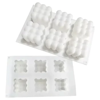 Forma de Mono Porção e Entremet em Silicone Bubbles (150ml) - Brothers (3)