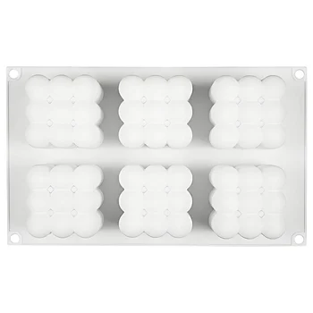 Forma de Mono Porção e Entremet em Silicone Bubbles (150ml) - Brothers (4)
