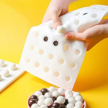 Forma de Mono Porção e Entremet em Silicone Esfera Recheio (4ml) - Brothers (9)