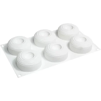 Forma de Mono Porção e Entremet em Silicone Tornado (120ml) - Brothers (5)