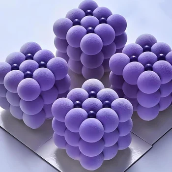 Forma de Mono Porção e Entremet em Silicone Bubbles (150ml) - Brothers (9)
