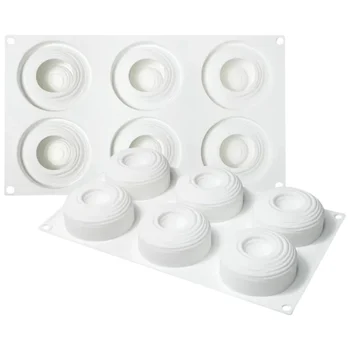 Forma de Mono Porção e Entremet em Silicone Tornado (120ml) - Brothers (7)