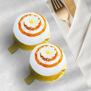 Forma de Mono Porção e Entremet em Silicone Redonda Aspiral (130ml) - Brothers (4)