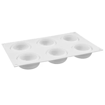 Forma de Mono Porção e Entremet em Silicone Redonda Aspiral (130ml) - Brothers (8)