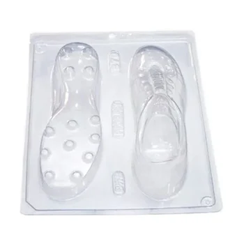 Forma de Chocolate Chuteira (320g) Acetato e Silicone - BWB (6)