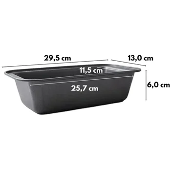 Forma de Pão e Bolo Inglês Antiaderente (25cm) - Doupan (2)