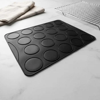 Tapete de Silicone para Macarons:Bem-Casados (6,8cm) - Doupan (4)