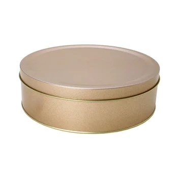 Lata para Assar Cookies Redonda Dourada (20cm) (1)