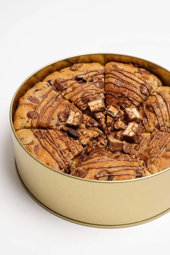 Lata para Assar Cookies Redonda Dourada 15cm B