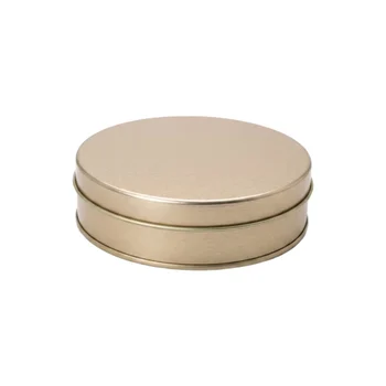 Lata para Assar Cookies Redonda Dourada (15cm) (1)
