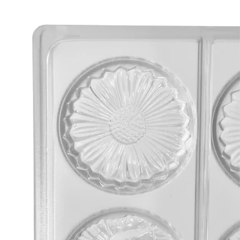 Forma de Chocolate em Policarbonato Flores (10g) - Brunner(10)
