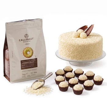 Uso de Granulado de Chocolate Branco 1kg - Callebaut