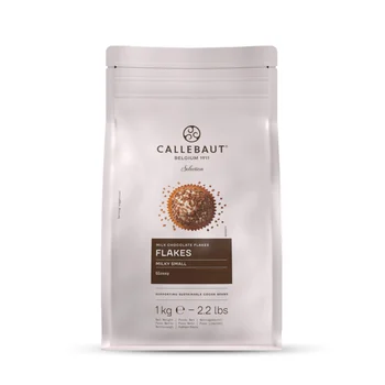 Embalagem Flakes Granulado Quadrado Pequeno Chocolate ao Leite 1kg - Callebaut