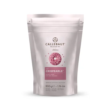 Confeito Micangas Crispearls Ruby Callebaut Embalagem