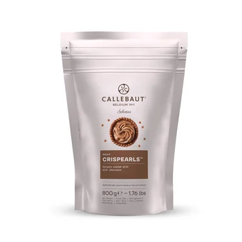 Confeito Micangas Crispearls ao Leite Callebaut Embalagem