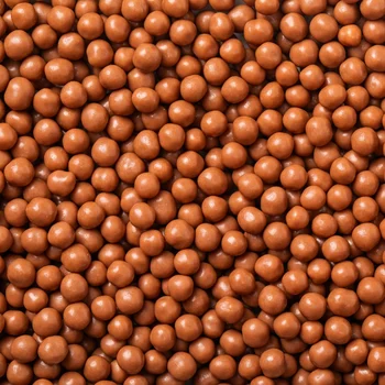 Confeito Micangas Crispearls ao Leite Callebaut Detalhe