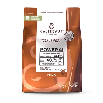 Chocolate Callebaut Belga Power 41 2500g Embalagem