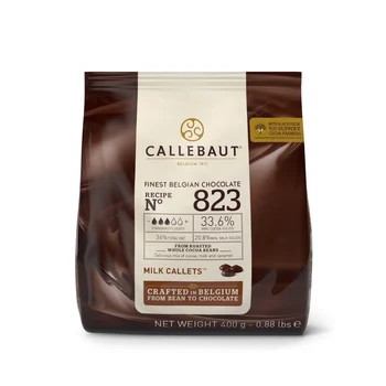 Chocolate Callebaut ao Leite 823 400g Embalagem