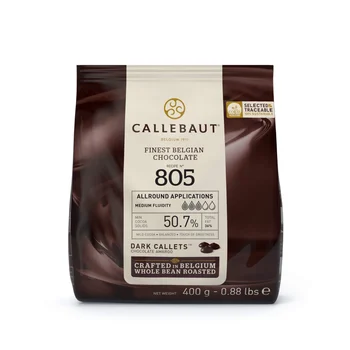 Chocolate Callebaut Amargo 805 400g Embalagem