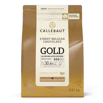 Chocolate Gold Caramelo Callebaut Embalagem