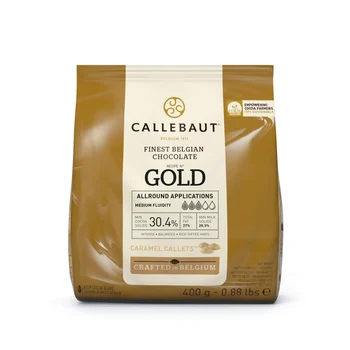 Chocolate Gold Caramelo 400g Callebaut Embalagem