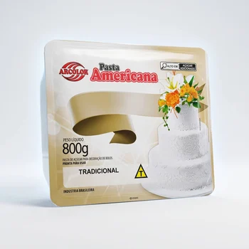Pasta Americana Tradicional Pronta para Uso Arcolor 800g