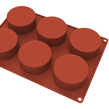 Forma de Mono Porção e Entremet em Silicone Redonda Supreme (170ml) - Brothers (8)