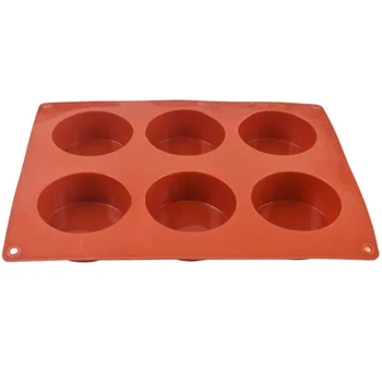 Forma de Mono Porção e Entremet em Silicone Redonda Supreme (170ml) - Brothers (10)