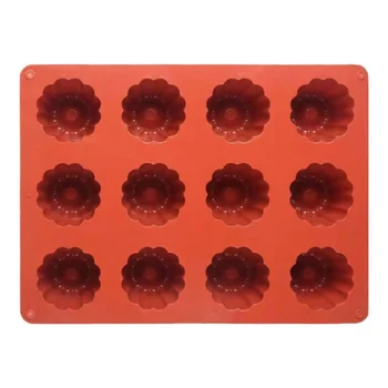 Forma de Mono Porção e Entremet em Silicone Cannele (90ml) - Brothers (5)