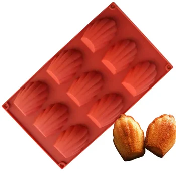 Forma de Mono Porção e Entremet em Silicone Madeleine (25ml) - Brothers (1)