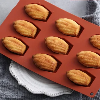 Forma de Mono Porção e Entremet em Silicone Madeleine (25ml) - Brothers (3)