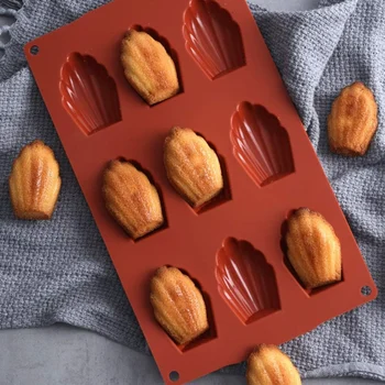 Forma de Mono Porção e Entremet em Silicone Madeleine (25ml) - Brothers (8)