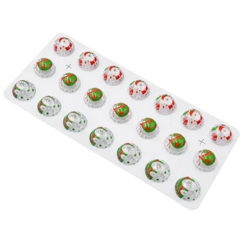 Forma Decorativa Blister Bola de Natal 3cm - Feliz Natal (21 cav) - Stalden (2)