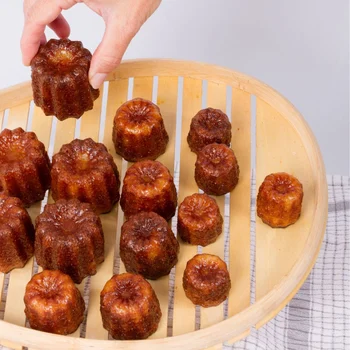 Forma de Mono Porção e Entremet em Silicone Cannele Mini (20ml) - Brothers (9)