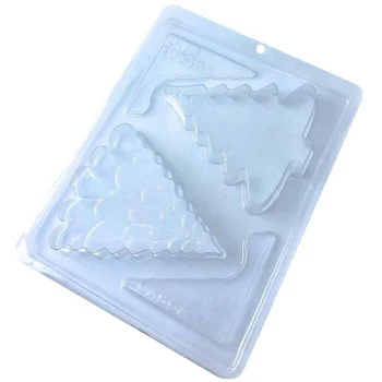 Forma de Chocolate Tablete Árvore de Natal (145g) Acetato e Silicone - BWB (3)