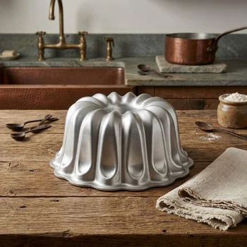 Forma Suíça Bundt de Bolo Lótus (18cm) - Caparroz (4)