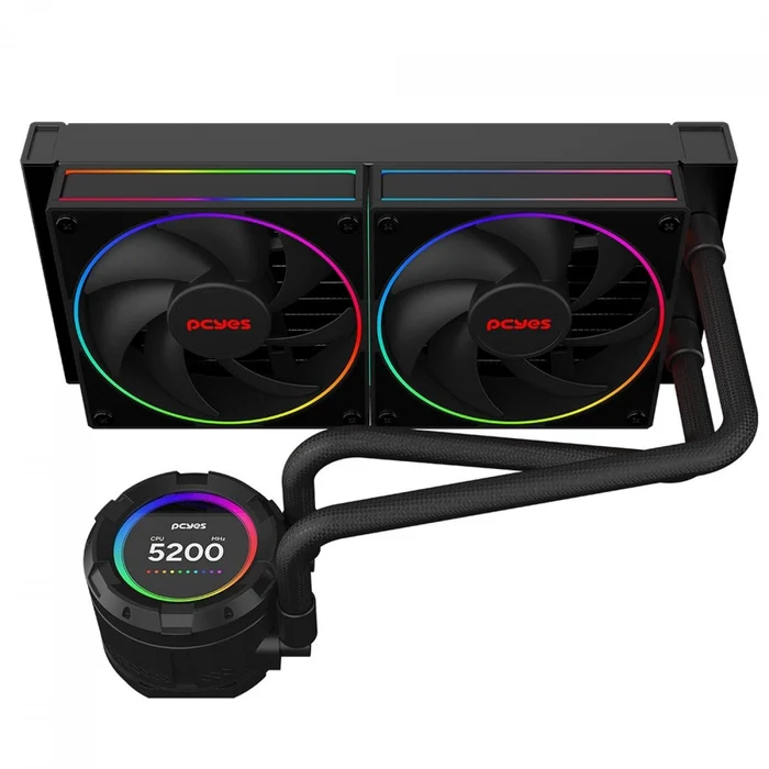water-cooler-pcyes-vision-black-vulcan-argb-240mm-intel-amd-tela-lcd-preto-vs240bv-219599