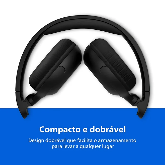 Headphone Philips Wireless Bluetooth Preto 5