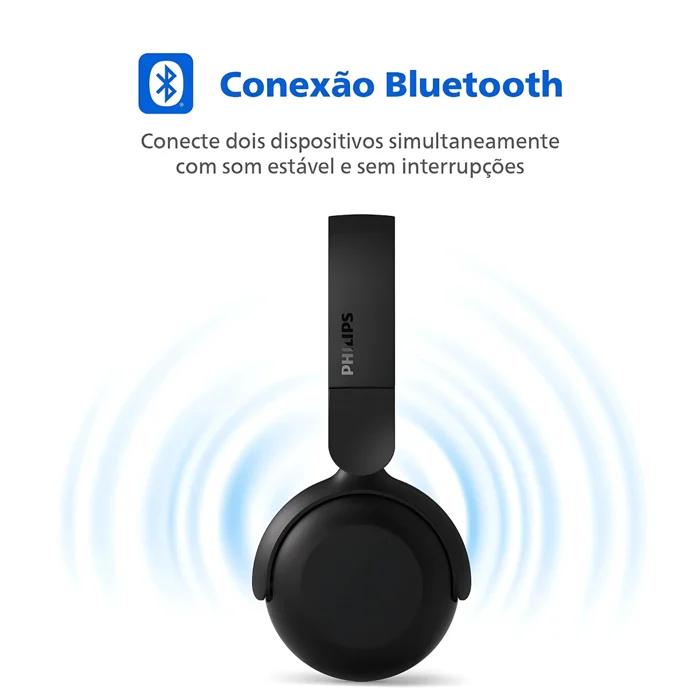 Headphone Philips Wireless Bluetooth Preto 6