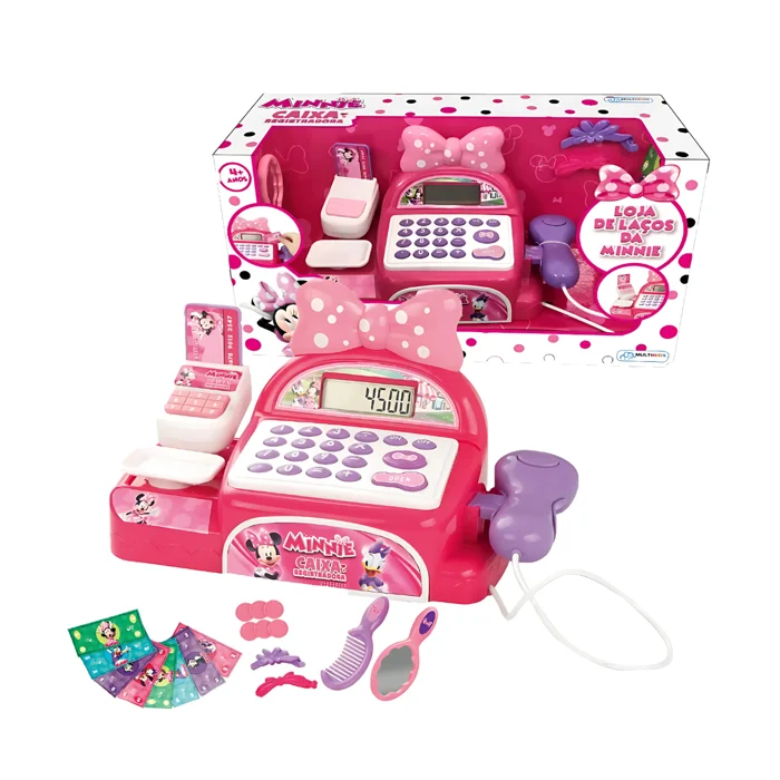 Caixa Registradora da Minnie Loja De Laço, Rosa 3