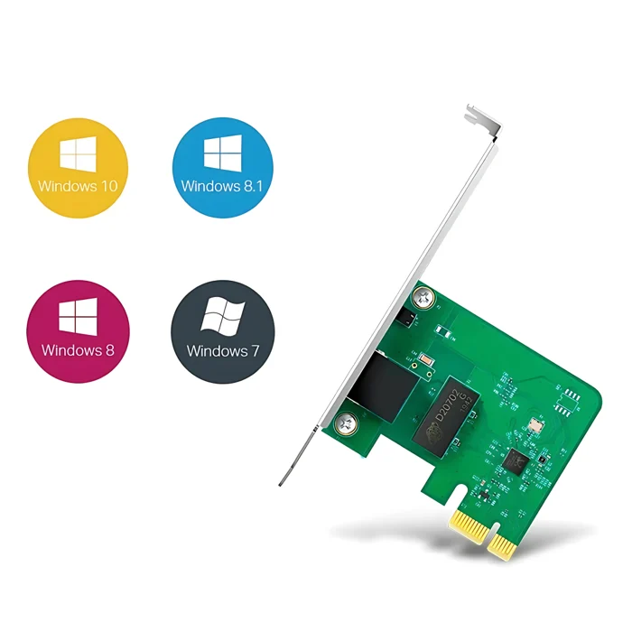 Placa de Rede PCi-E TP-Link TG-3468 101001000 Mbps 3