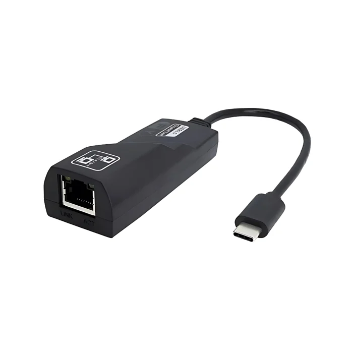 Adaptador Tipo C para Rede RJ45 101001000MBPS JC-TYC 1