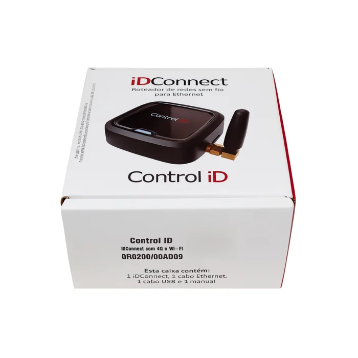 Roteador de Redes Control Id Sem Fio IdConnect V2 4G, Preto 4