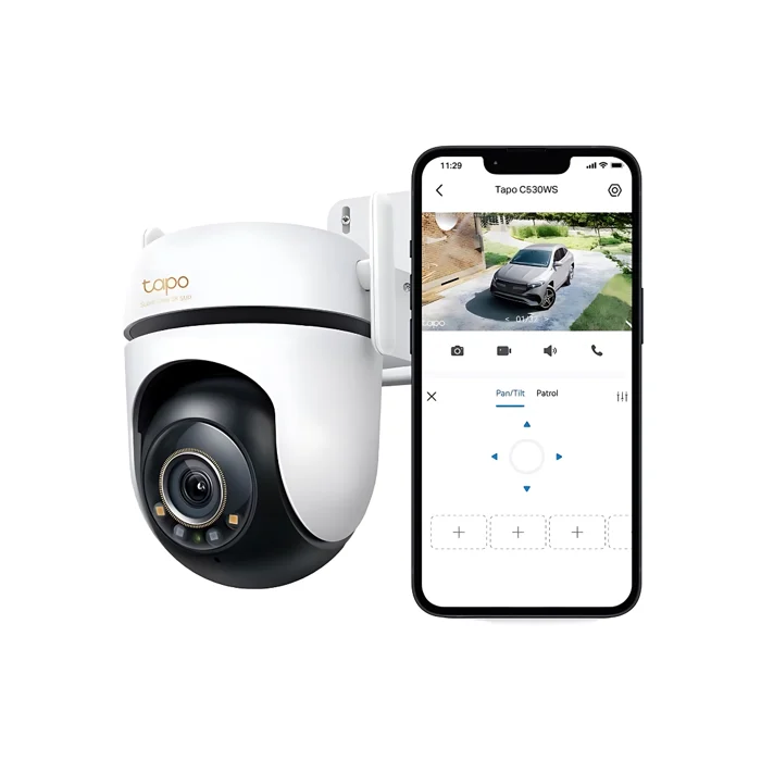 Câmera de Segurança Tapo C530WS, Wifi Ip66 Visão Noturna 3K 3