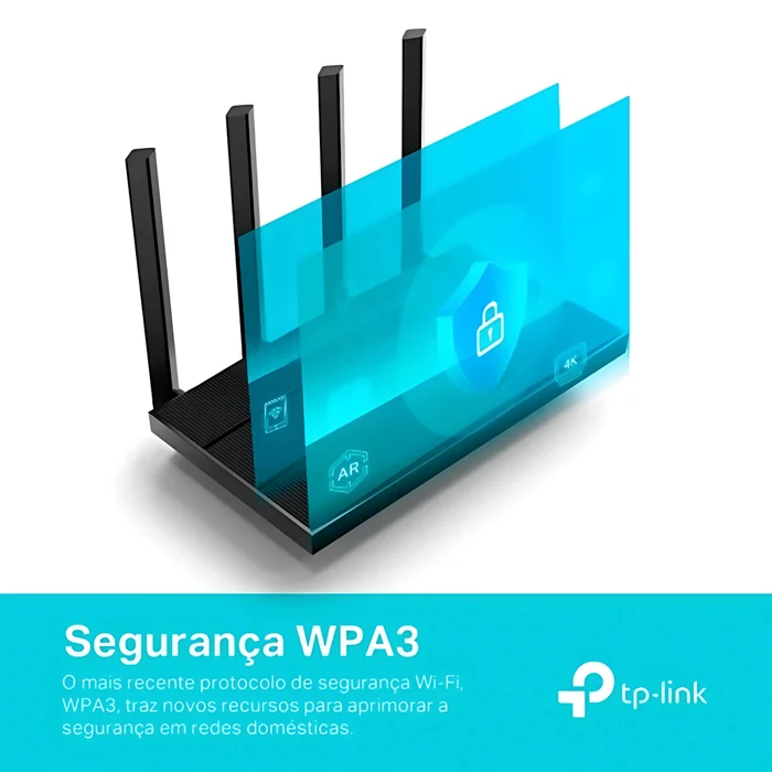 Roteador Archer AX12 Wireless AX1500 Wifi 6 Dual Band, Pretov 4