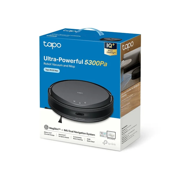 Aspirador de Pó Robô Inteligente Mop Tapo RV20 Comando de Voz, Tp-Link 5