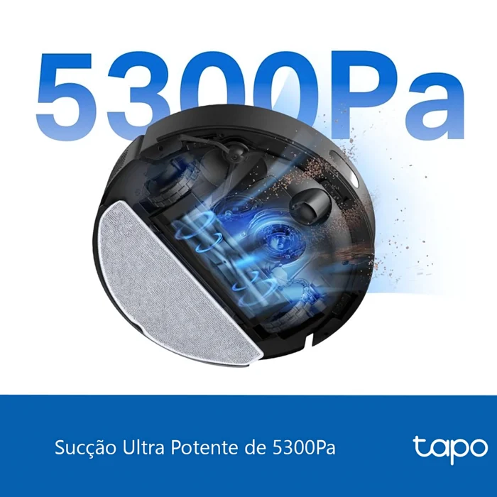 Aspirador de Pó Robô Inteligente Mop Tapo RV30 Max Comando de Voz, Tp-Link 5